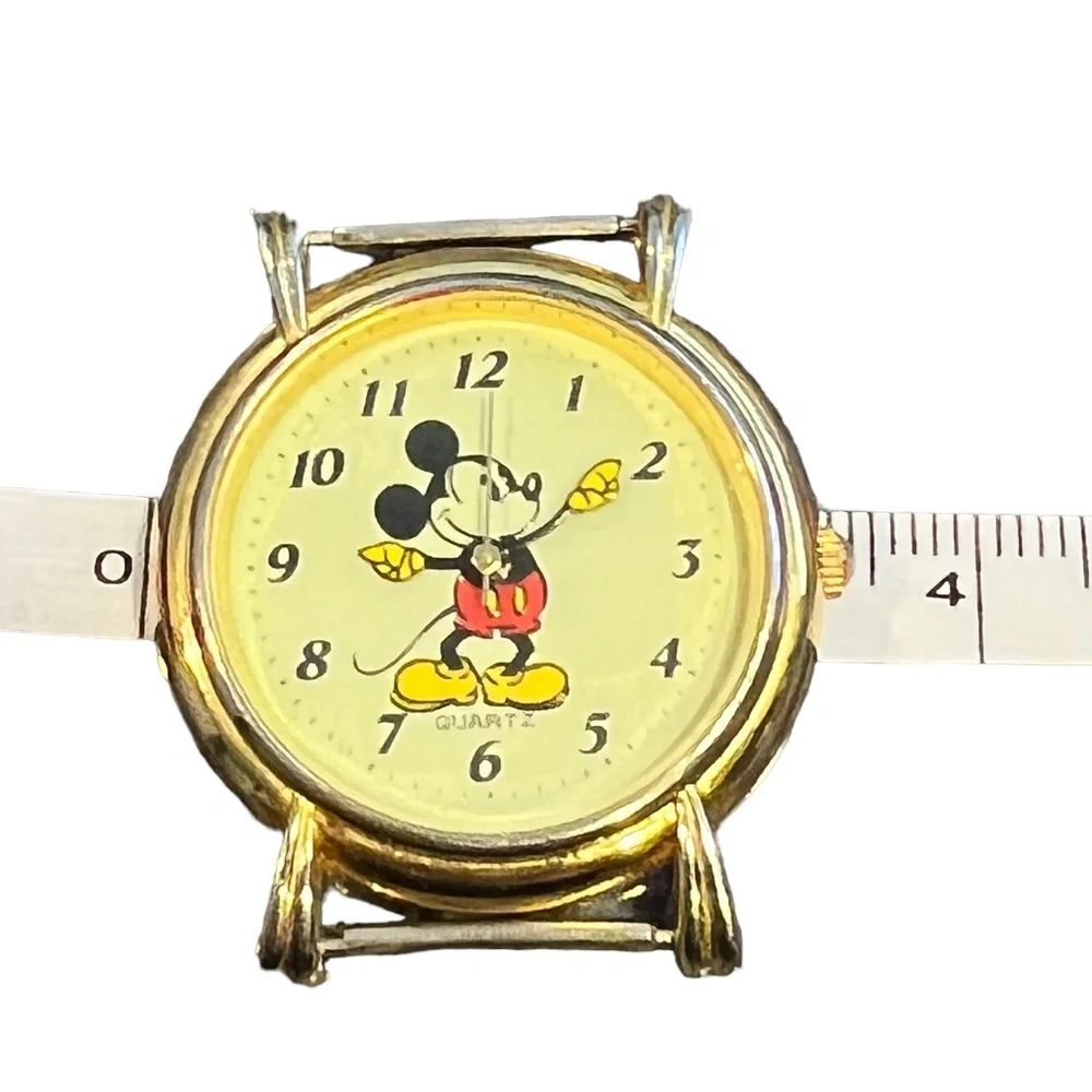 VINTAGE MICKEY MOUSE QUARTZ WATCH - NO BAND